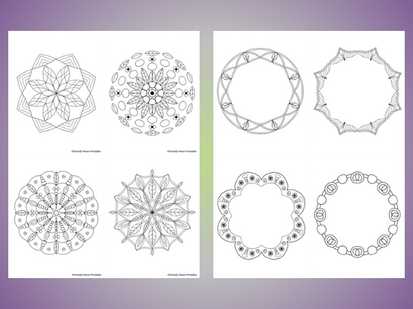 20 Affirmation Coloring Cards - Image 3